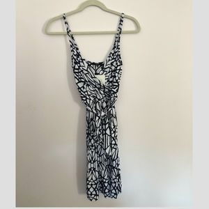 Tart Navy and White Wrap Dress